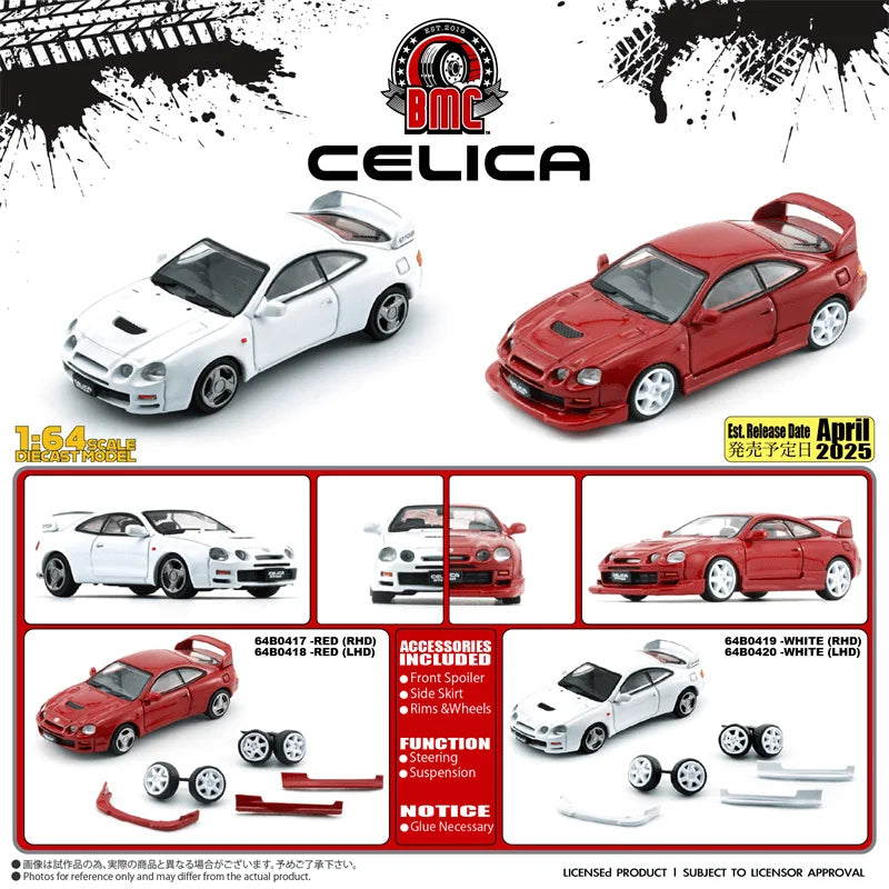 BM Creations  BMC 1:64 Celica GT Four Diecast Model Car