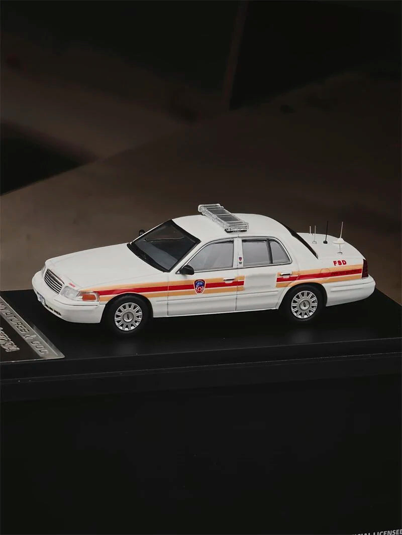 MK Miniature 1:64 FDNY Victoria police car Die-Cast Car Model Miniature Gifts