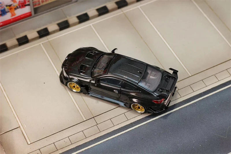 SW 1:64 M4 ADRO Body Kit FOSHAN AIT 2025 Full Carbon Black Diecast Model Car
