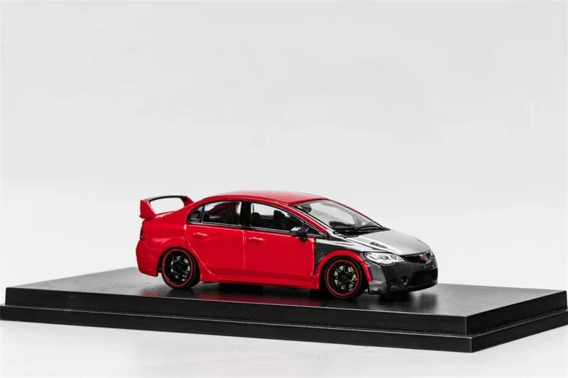 Champion 1:64 Honda Civic Type R FD2 Mugen RR Red Diecast Model Car