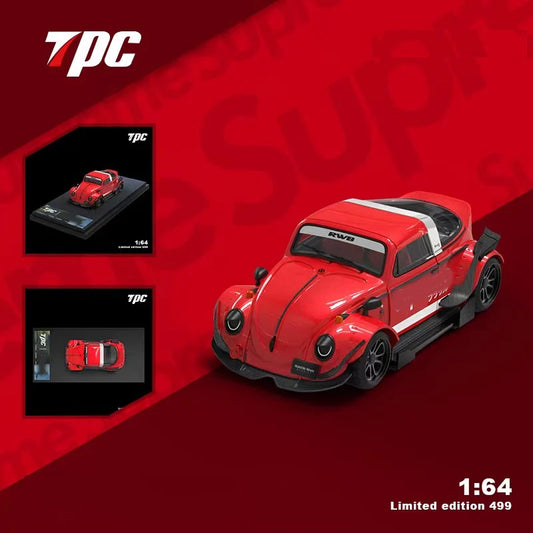 TPC 1:64 RWBbeetle SupRed limited499 Diecast Model Car