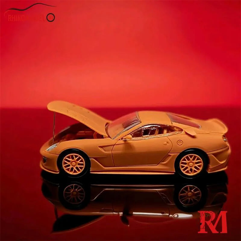 Rhino Model RM 1:64 599XX Red Die-Cast Car Model Collection Miniature