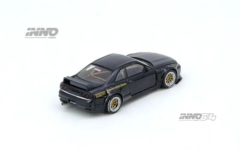 PreSale INNO64 1:64 PANDEM GT-R BCNR33 Black Collection Miniature DieCast Model Car