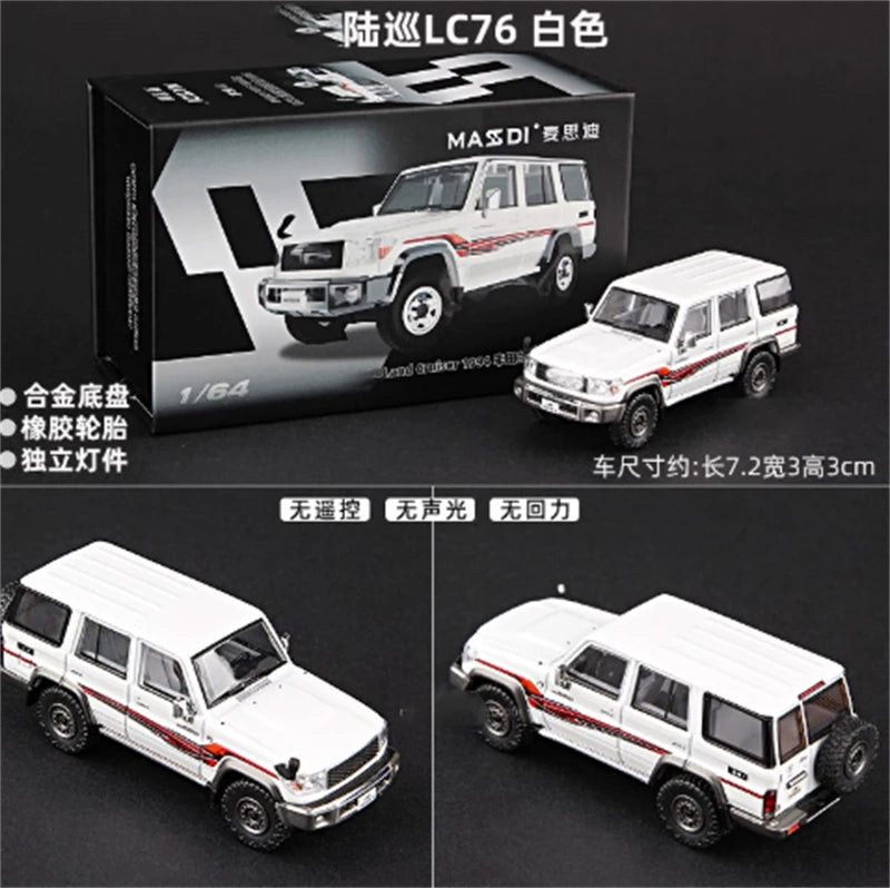MASDI 1:64 Land Cruiser LC76 Diecast Model Car