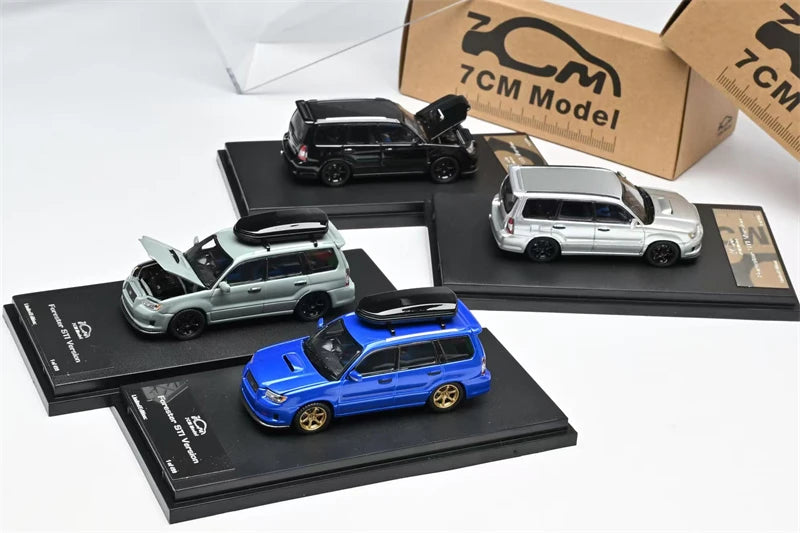 7CM 1:64 Forester SG9 WR Diecast Model Car