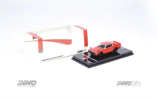 INNO 1:64 SKYLINE 2000 GT-R (KPGC110) Red Diecast Model Car