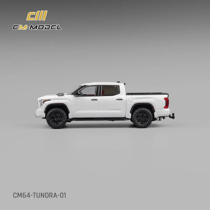 PreSale CM MODEL 1:64 Tundra Pickup White Collection Miniature DieCast Model Car