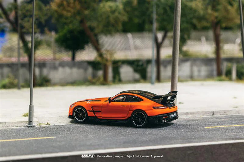 Tarmac Works 1:64 MB GT Black Series Orange Diecast Model Car