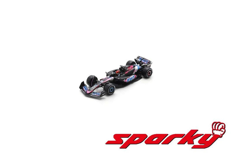 Spark Sparky 1:64 F1 2023 W13E A523 MCL60 RB19 2024 BWT A524 C44 RB20 MCL38 Haas VF24 W15E Racing Diecast Model Car
