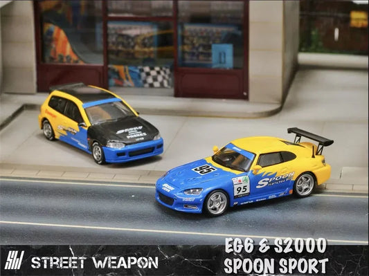 SW 1:64 EG6 / S2000 SPOON Limited499 Die-Cast Car Model Collection Miniature