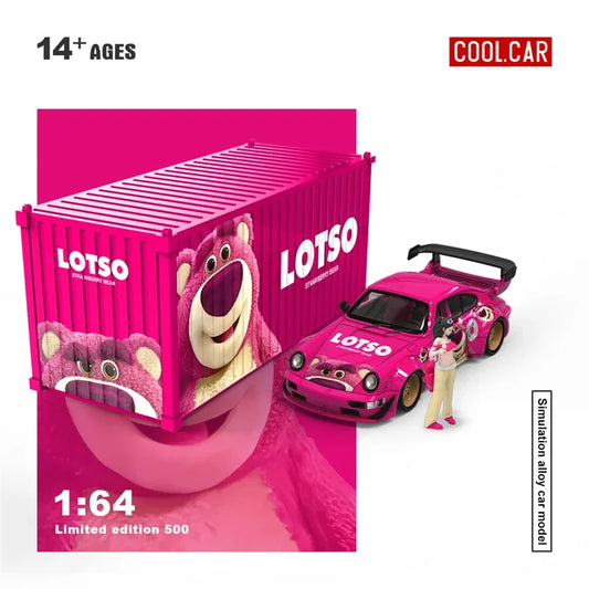 [PreSale] Time Micro CoolCar 1:64 RWB 964 bear Diecast Model Car