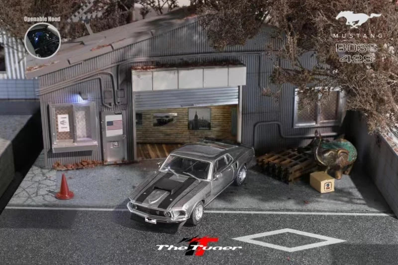 [PreSale]  The Tuner 1:64 Mustang Boss 429  1969 7.0L V8 Diecast Model Car