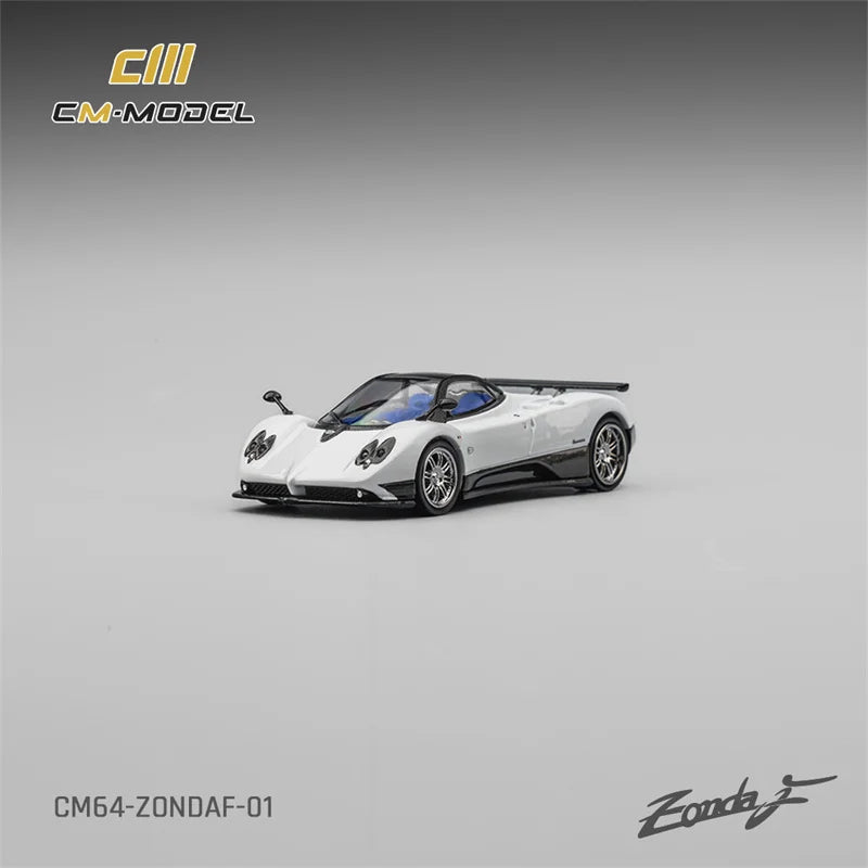 PreSale CM MODEL 1:64 ZondaF Pagani Pearl white Die-Cast Car Model Collection Miniature