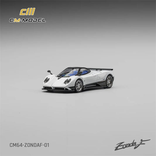 PreSale CM MODEL 1:64 ZondaF Pagani Pearl white Die-Cast Car Model Collection Miniature