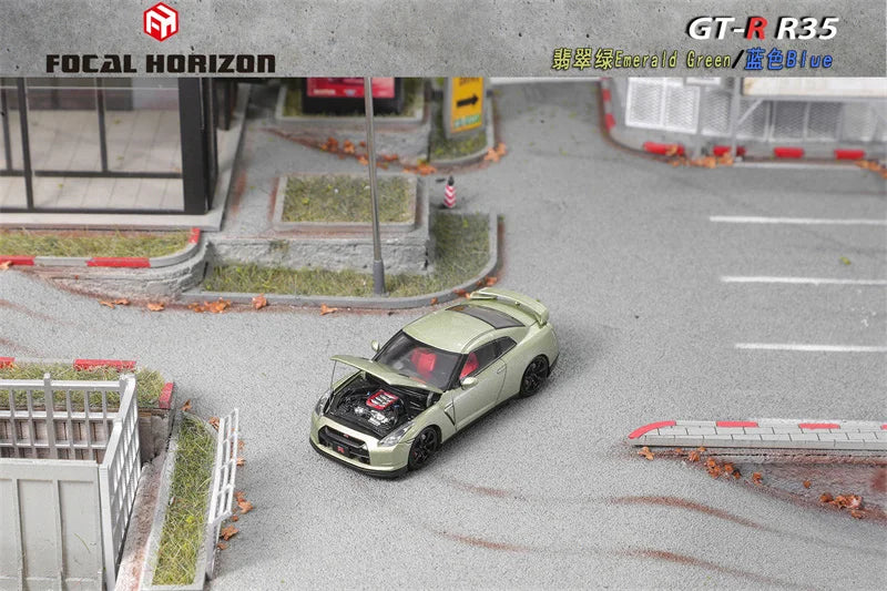 Focal Horizon FH 1:64 GT-R R35 Limited999 Diecast Model Car