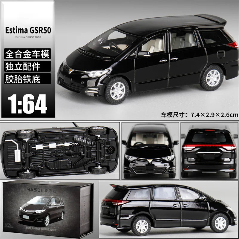 MASDI 1:64 Estima GSR50 Die-Cast Car Model Collection Miniature