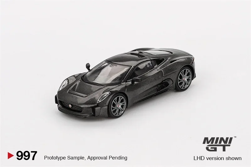 MINI GT 1:64 C-X75 Test Car Black Collection Miniature DieCast Model Car
