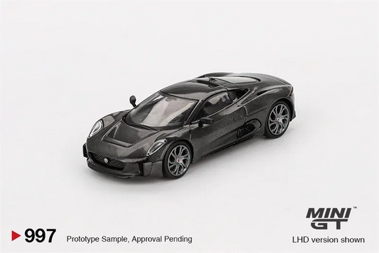MINI GT 1:64 C-X75 Test Car Black Collection Miniature DieCast Model Car