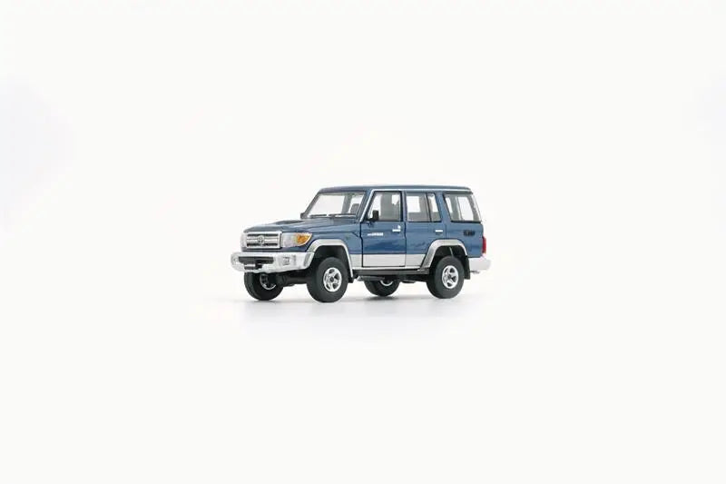 **Pre-Order** BM Creations 1:64 Land Cruiser LC76 Blue (LHD) Diecast Model Car