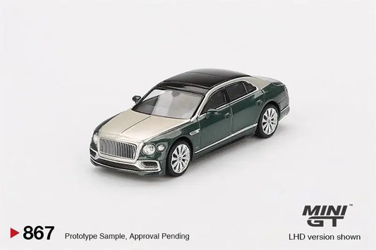 **Pre-Order** MINI GT 1:64 Flying Spur White Sand Verdant LHD Diecast Model Car