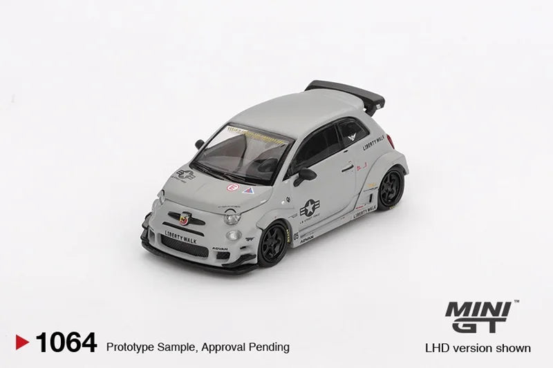 MINI GT 1:64 LB-ER34 Super Silhouette ATHLETE/COLLET Abarth 595 LB-WORKS x Abas Works Fighters Diecast Model Car
