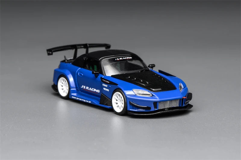 PreSale MOTORHELIX 1:64 S2000 J'S RACING Apex Pearl Blue Diecast Collector's Vehicle Model Car M65152 for adults