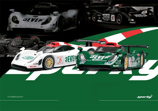 [PreSale]  Sparky 1:64 911 GT1 Evo 98 #5 & #6 Zakspeed Racing GT 1998 set Diecast Model Car