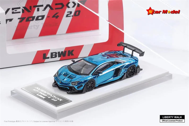 Star Model 1:64 Liberty Walk Aventador LP700-4  limited499 Diecast Model Car