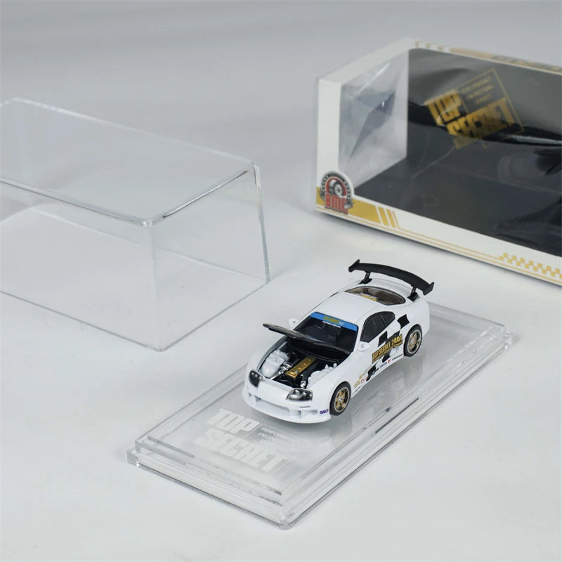 BMC 1:64 Supra X Top Secret (JZA80) 2025 HEC White Diecast Model Car