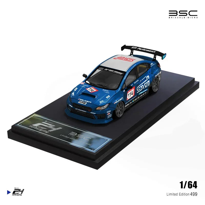 BSC 1:64 STI T1 Wrangler Figures set Trailer set limited499 Diecast Model Car