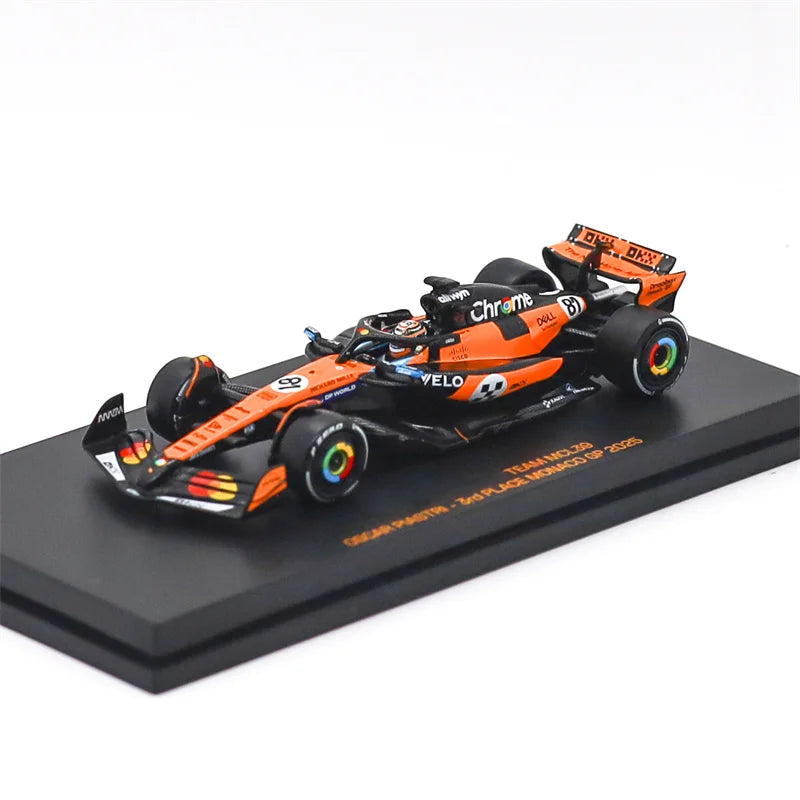 MINICHAMPS 1:64 MCL39 TEAM MONACO GP 2025 Die-Cast Car Model Miniature Gifts