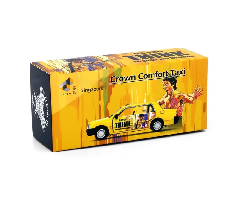 **Pre-order** TINY 1:64 SG Crown Comfort Taxi Bruce Lee Diecast Model Car
