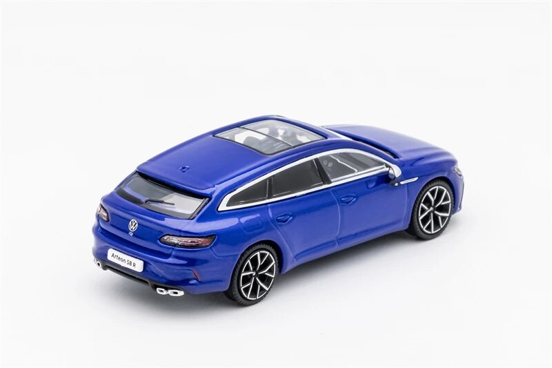 GCD 1:64 CC Arteon R Shooting Brake hunting edition Blue LHD Diecast Model Car