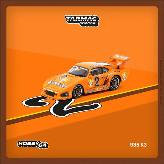 Tarmac Works 1:64 935 K3 DRM 1980 Jagermeister Race No2 Diecast Model Car
