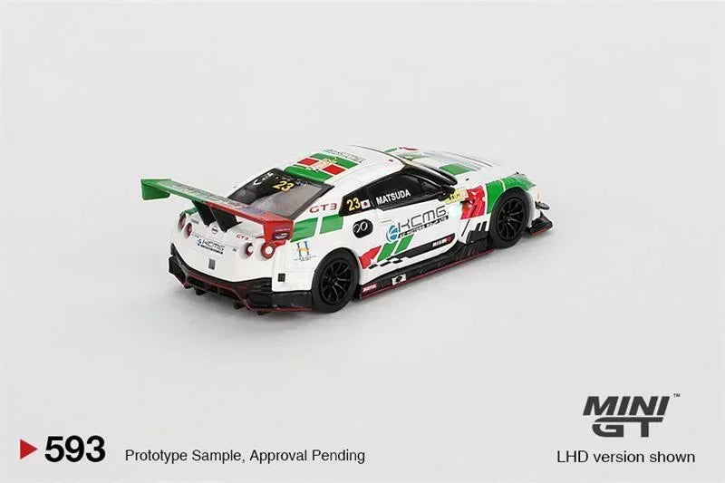 blister box - MINI GT 1:64 GT-R NISMO GT3 #23 KCMG 2018 LHD Diecast Model Car