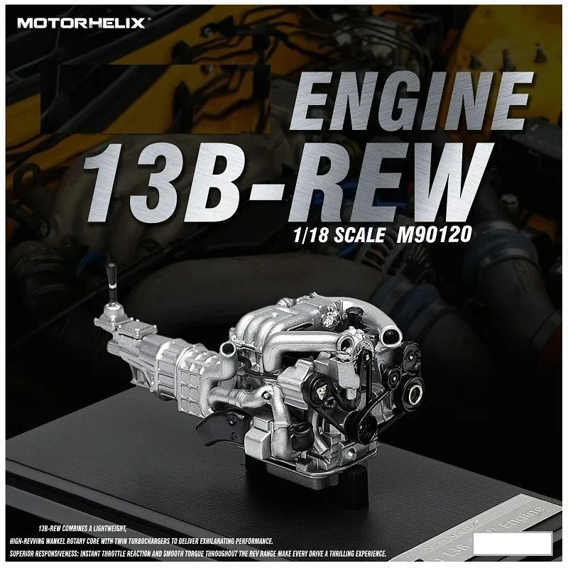 Motorhelix MH 1:18 Engine ABS Model Miniature Gifts
