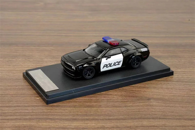 Fine Works64 1:64 Dodge Hellcats Shark / Police car paint Limited499 Diecast Model Car