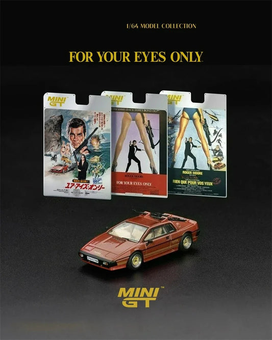 MINI GT 1:64 Esprit Turbo Copper Fire Metallic For Your Eyes Only Die-Cast Car Model Collection Miniature