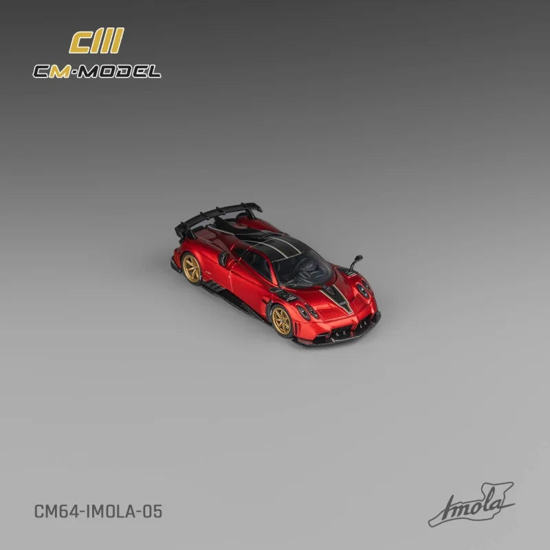 PreSale CM MODEL 1:64 Pagani Imola Metallic Red Collection Miniature DieCast Model Car
