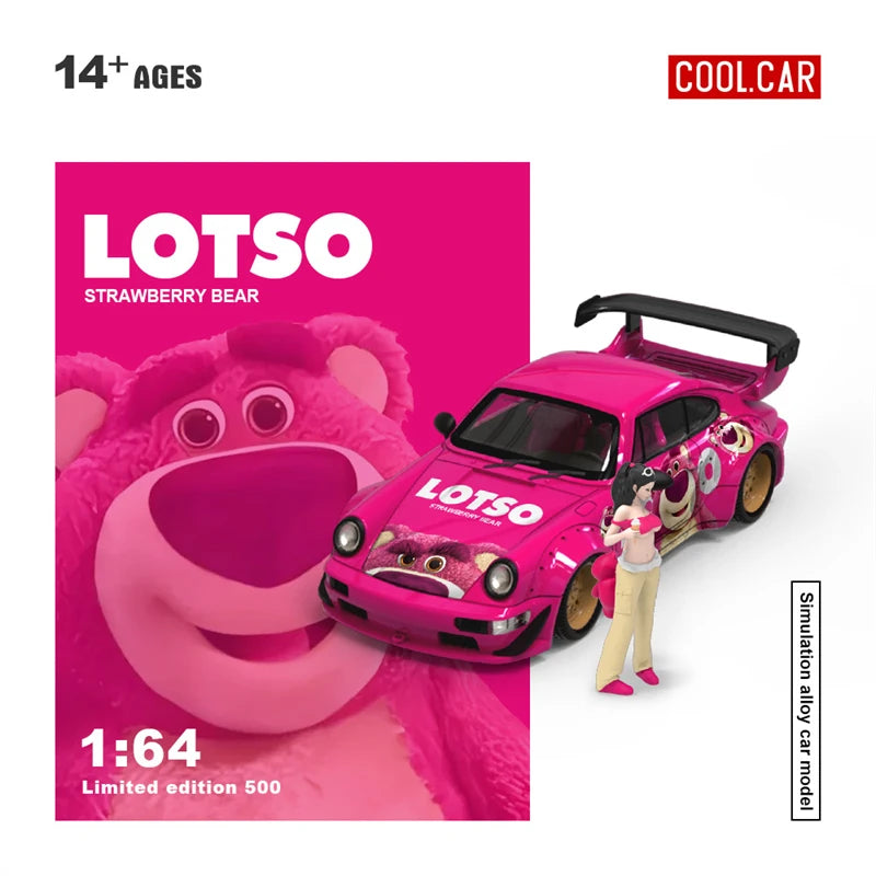 [PreSale] Time Micro CoolCar 1:64 RWB 964 bear Diecast Model Car