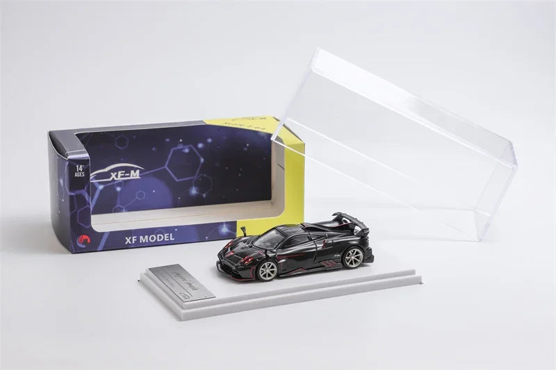 XF Model 1:64 Imola V12 Carbon Black Diecast Model Car