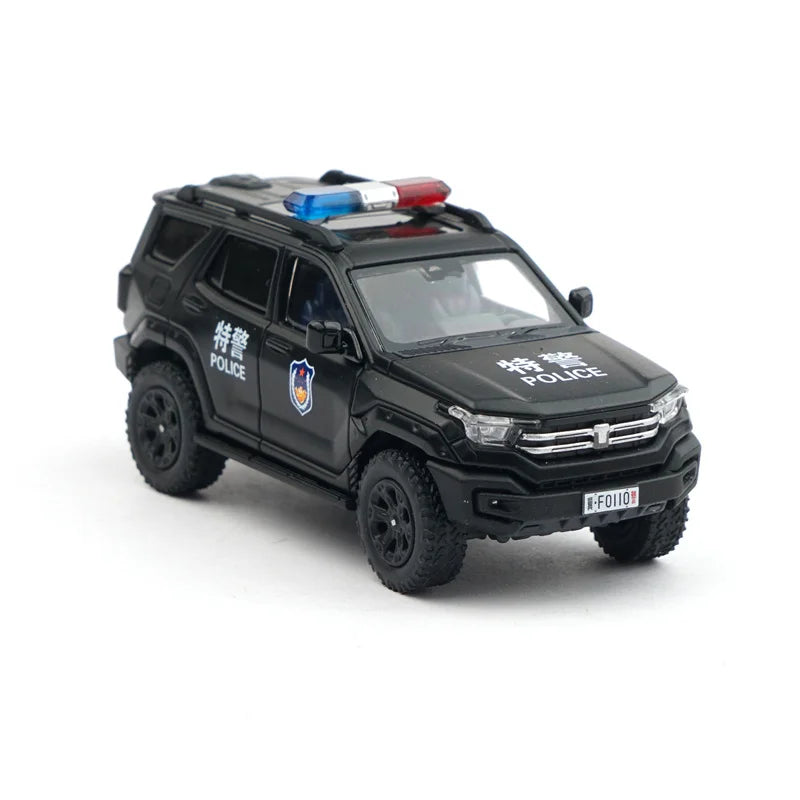 Xcartoys 1:64 Tank 400 Hi4-T Police Diecast Model Car