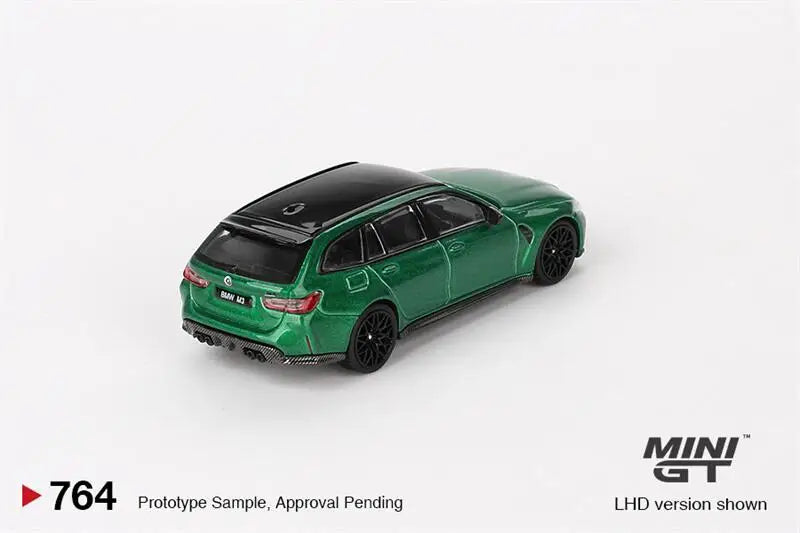 **Pre-Order** MINI GT 1:64 M3 Competition Touring Isle of Man Green Metallic Diecast Model Car