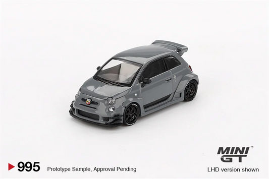 MINI GT 1:64 LBWK Abarth 595 LB WORKS x Abas Works Grey Collection Miniature DieCast Model Car