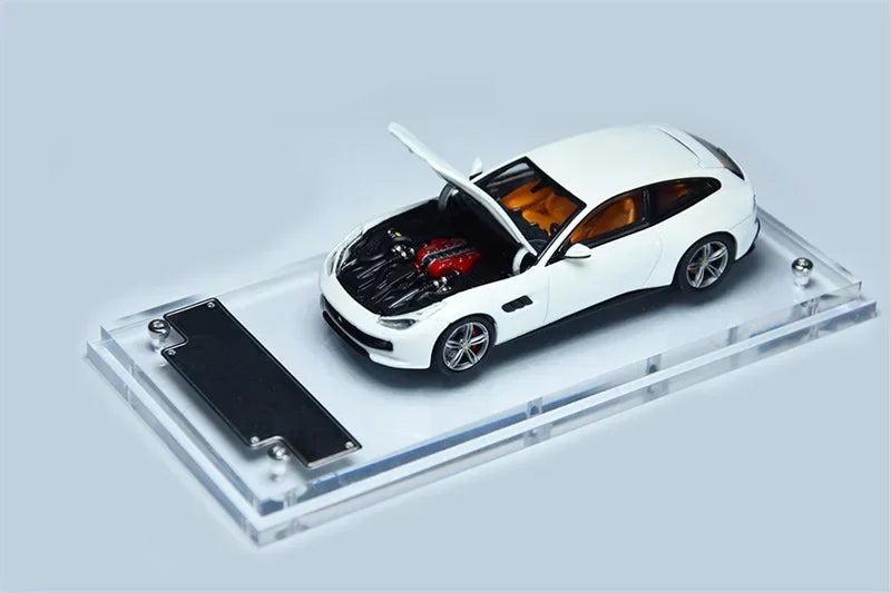 Phantom Knight PK 1:64 GTC4 Lusso Rosso Corsa / Bianco Avus Limited999 Diecast Model Car