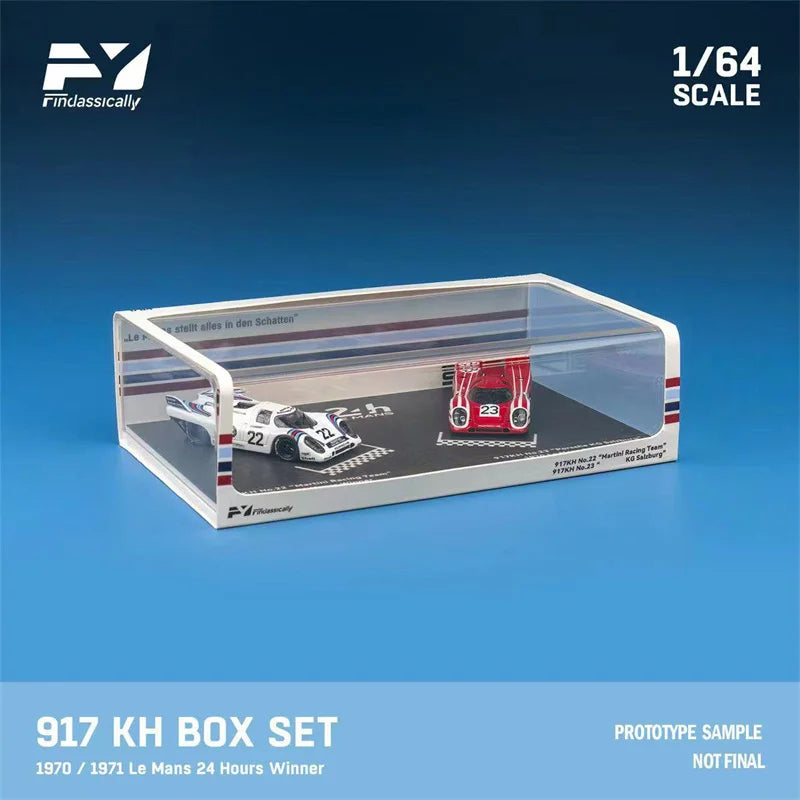 [PreSale]  Findclassically 1:64 917K Martini #22 & red #23 two cars set Limited200 Diecast Model Car