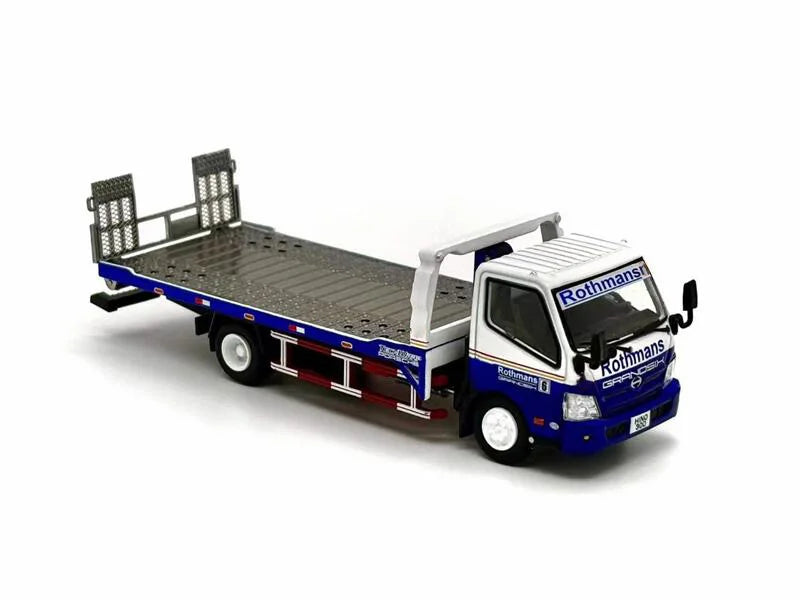 Unique Model 1:64 Hino 300 Dutro Full floor trailer Rothmans RHD limited500 Diecast Model Car