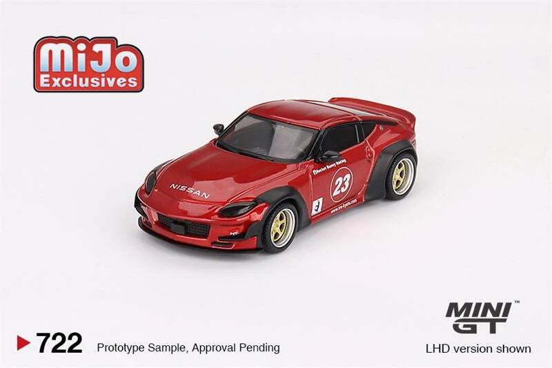 MINI GT Mijo Exclusives 1:64 Nissan Z Pandem Passion Red Diecast Model Car