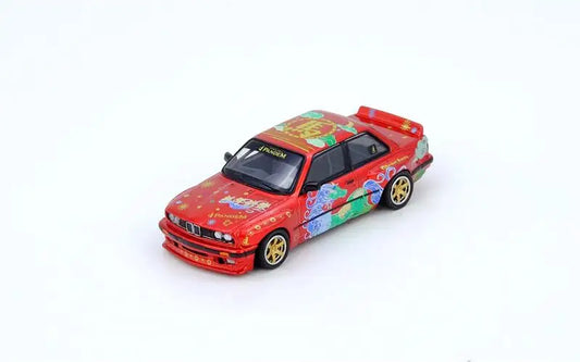 INNO 1:64 PANDEM ROCKET BUNNY E30 Red limited8888 Diecast Model Car