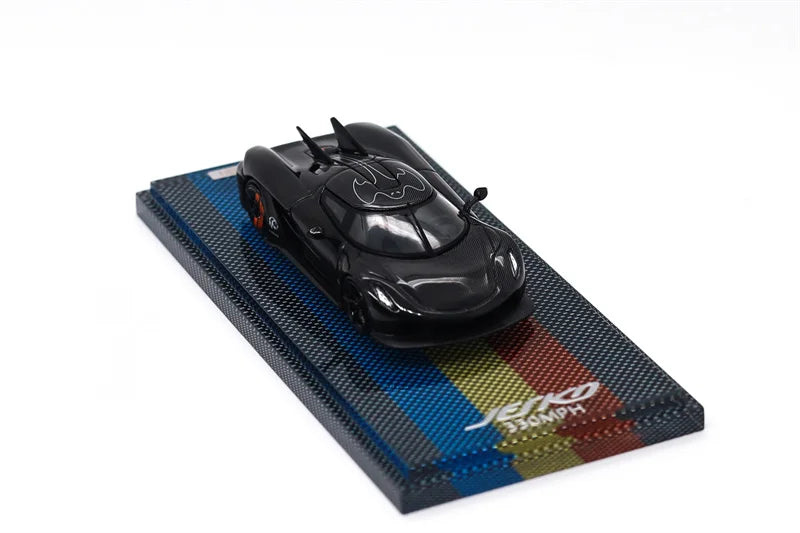 HKM Premium 1:64 Jesko Absolut Full Carbon Die-Cast Car Model Miniature Gifts